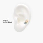 Piercing Chapa de Oro Cenicienta 0006