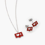 Juego Plata .925 Rodio Me gusta IG 0014