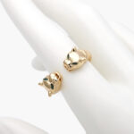 Anillo Chapa de Oro 0856 Jaguares Ajustable