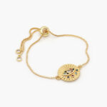 Pulso Chapa de Oro Ojo Turco 0676