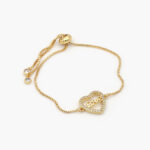 Pulso Chapa de Oro Corazón Love 0706