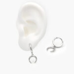 Hoops Plata .925 Rodizados Luna 0087