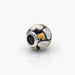 Charm Plata .925 Rodizado Corazones 0025