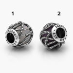 Charm Plata .925 Rodizado Barril 0037