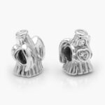 Charm Plata .925 Rodizado Ángel Corazón 0042