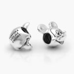 Charm Plata .925 Rodizado Mickey Mouse Rotulado 0053