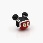 Charm Plata .925 Rodizado Mickey Mouse 0072