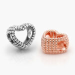 Charm Plata .925 Rodio & ALE MET Corazón 0090