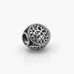 Charm Plata .925 Rodizado Flor 0116