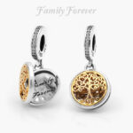 Colgante Plata .925 & ALE MET Rodizado Árbol Family Forever 0200