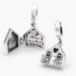 Colgante Plata .925 Rodizado Casa Corazón 0210