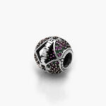 Charm Plata .925 Rodizado Minnie Zirconias 0311