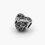 Charm Plata .925 Rodizado Family Corazones 0325