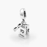 Colgante Plata .925 Rodizado I Love Reading 0340