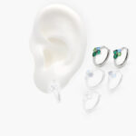 Arracadas Plata .925 Rodizados 0084