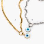 Collar Acero Inoxidable Ojo Turco 0312