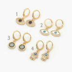 Hoops Chapa de Oro Ojos Turcos Grupo 3