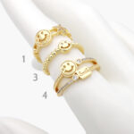 Anillo Chapa de Oro Smile Estrella 0927