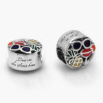 Charm Plata .925 Rodizado Playa Esmalte 0284