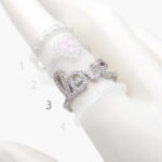 Anillo Chapa de Rodio Zirconias 0939