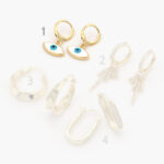 Arracadas Chapa de Oro Grupo 5