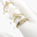 Anillo Chapa de Oro 0895 Animales Ajustable