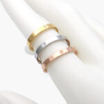 Anillo Acero Inoxidable Tornillo 0365