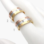 Anillo Triple Acero Inoxidable Tornillo 0366-0367