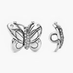 Charm Plata .925 Rodio Mariposa 446