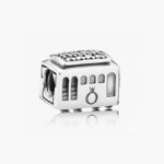 Charm Plata .925 Rodio Vagón de Tren 453