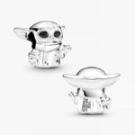 Charm Plata .925 Rodio Yoda 482