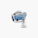 Charm Plata .925 Rodio Barco Esmalte 538