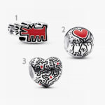 Charm Plata .925 Rodio Keith Haring 541