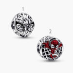 Charm Plata .925 Rodio Spiderman Esmalte 543