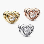 Charm Plata .925 & Ale Met Corazón Zirconia 552