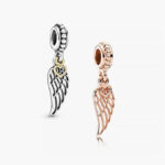 Colgante Plata .925 Rodio & Ale Met Ala Corazón 580