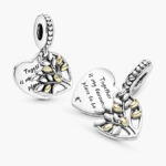 Colgante Plata .925 Rodio Corazón Árbol 612