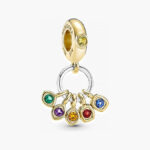 Colgante Ale Met  Zirconia Colores 636