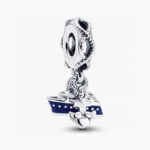 Colgante Plata .925 Rodio Barco Esmalte 674