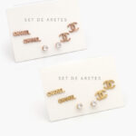 Set Aretes Acero Inoxidable 0073