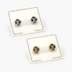 Aretes Acero Inoxidable Esmalte 0094