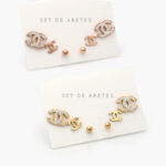 Set Aretes Acero Inoxidable 0115