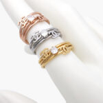 Anillo Triple Acero Inoxidable 0029