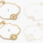 Pulso Chapa de Oro Estrellas & Lunas 0728