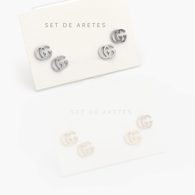 mmarca79 Set Aretes Acero Inoxidable 0127X - Image 1