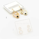 Aretes Acero Inoxidable Números Romanos Grupo 18