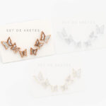 Set Aretes Acero Inoxidable 1577W