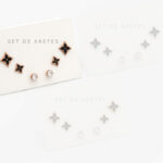 Set Aretes Acero Inoxidable 0123
