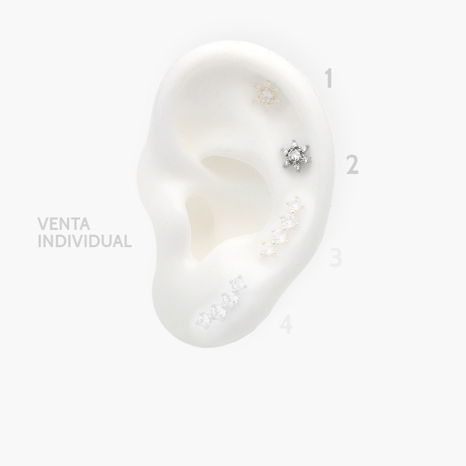 marcaca338-1 Piercing Acero Inoxidable Grupo 04 - Image 1