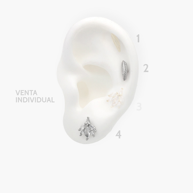 marcaca339-1 Piercing Acero Inoxidable Grupo 03 - Image 1